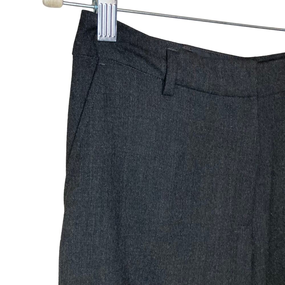 Eileen Fisher Wool Gray Wide Leg Palazzo Dress Pants High Rise Pockets Size XS - Picture 12 of 16